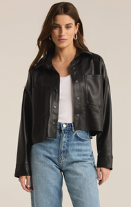 All Day Faux Leather Coat