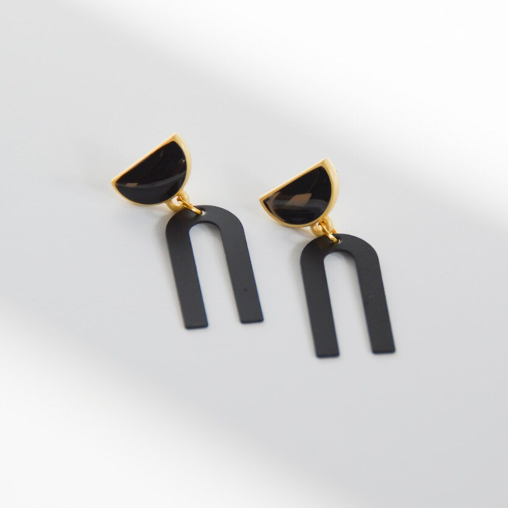 Noir Arc Earrings
