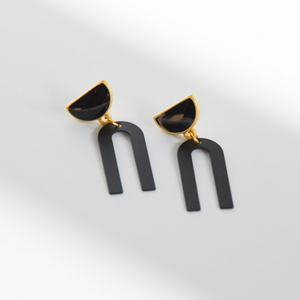 Noir Arc Earrings