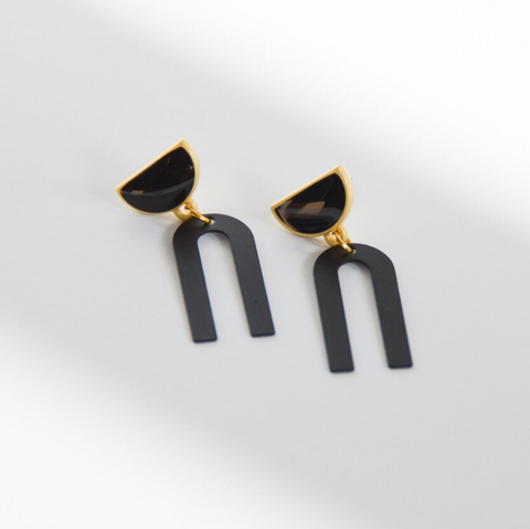 Noir Arc Earrings