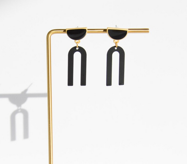Noir Arc Earrings
