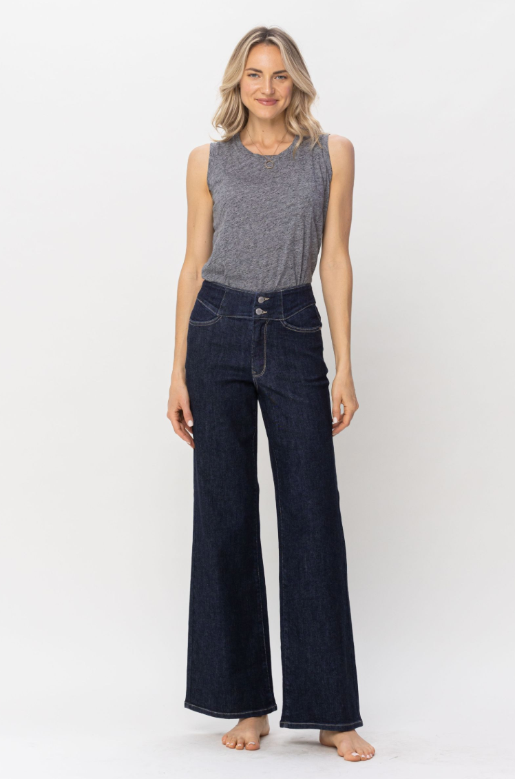 Wide Leg - Dark Wash
