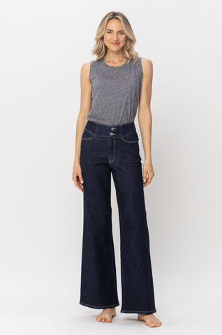 Wide Leg - Dark Wash
