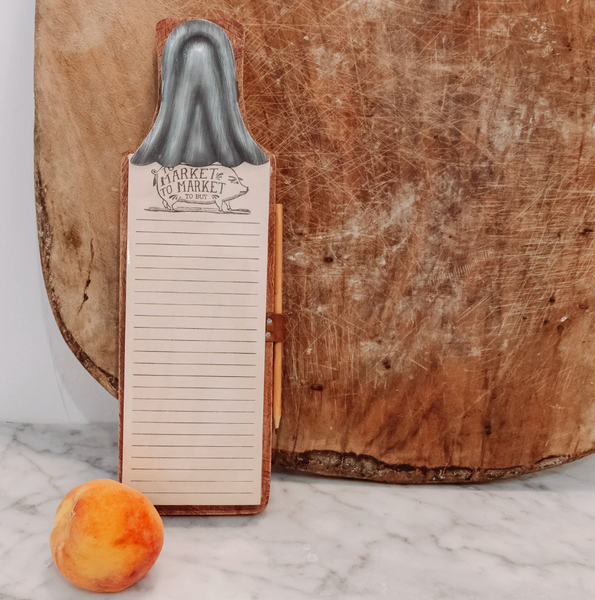 Wooden Market Clipboard