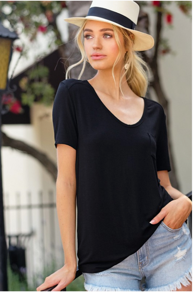 Super Soft Front Pocket Tee