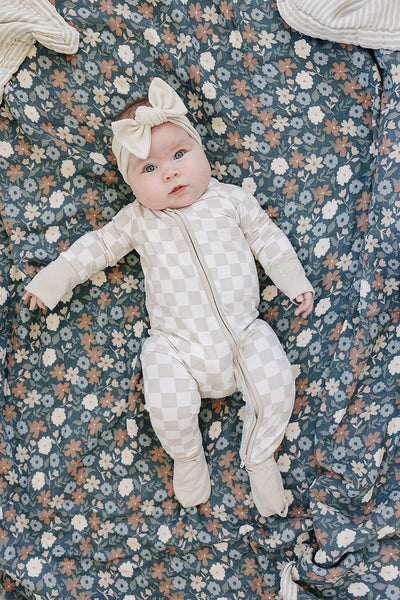 Bamboo Baby Zipper Sleeper