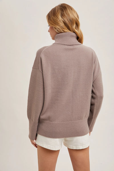 Knit Turtle Neck Sweater
