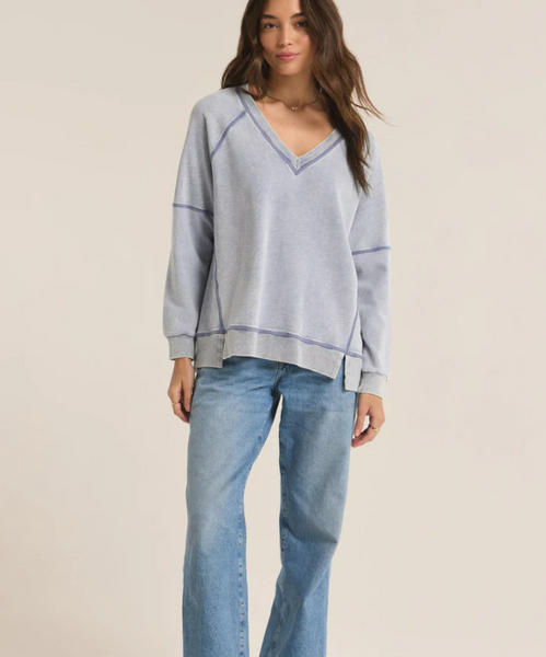 Easy V Knit Sweatshirt