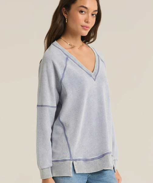 Easy V Knit Sweatshirt