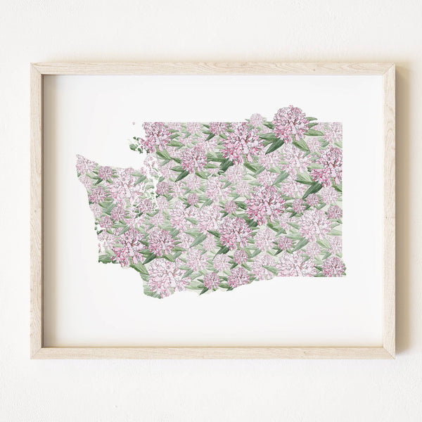 Washington State Flower Art Print