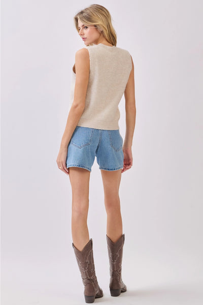 Bow Tie Knit Vest