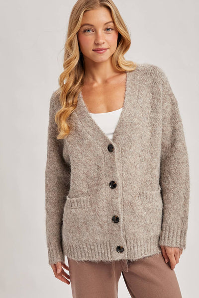 Cozy Days Button Sweater