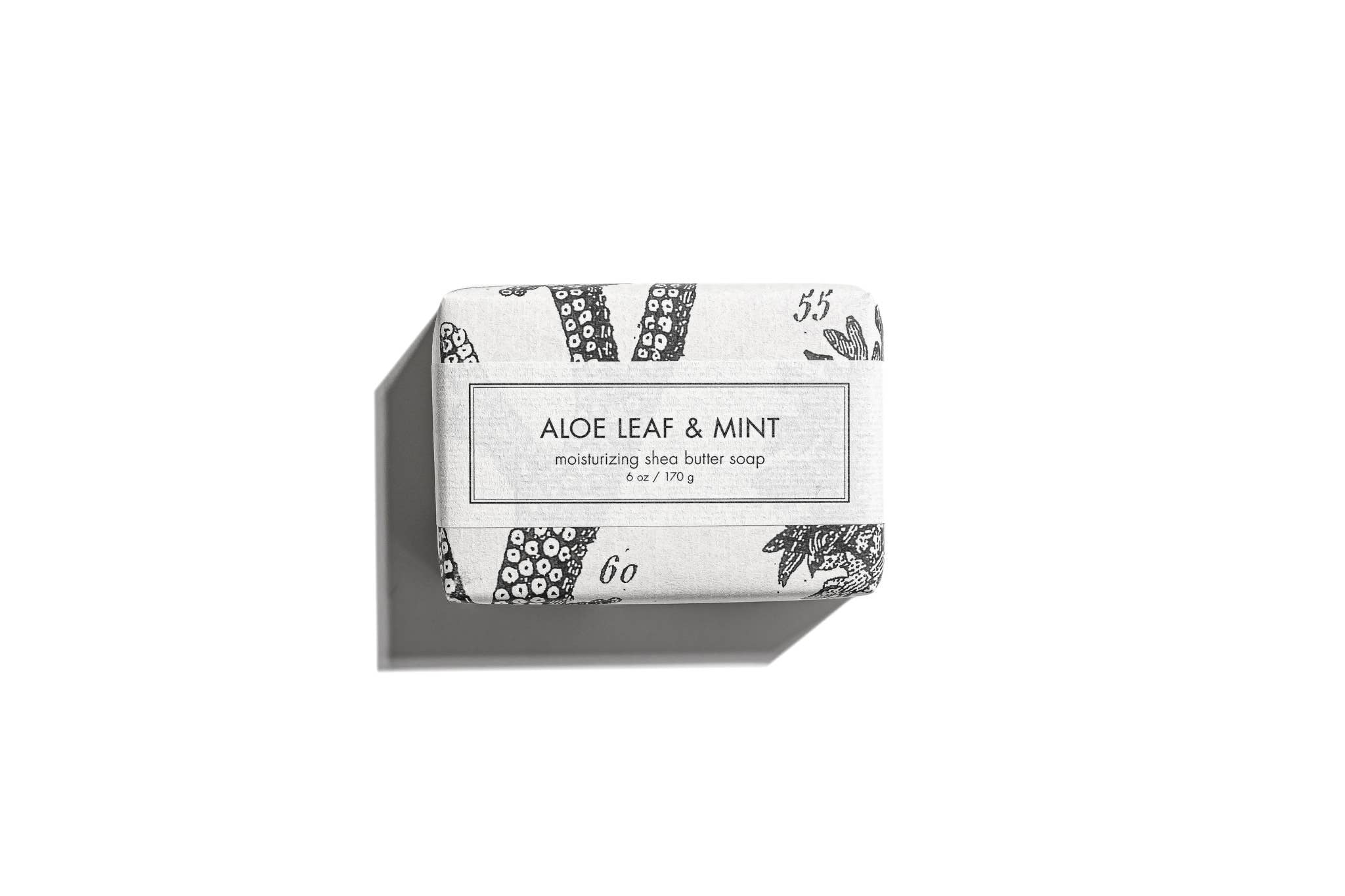 Aloe Leaf & Mint Shea Butter Soap - Bath Bar