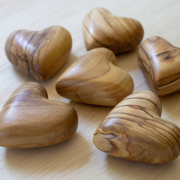 Olive Wood Heart - Adored A Lovely Boutique