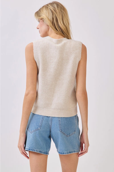 Bow Tie Knit Vest