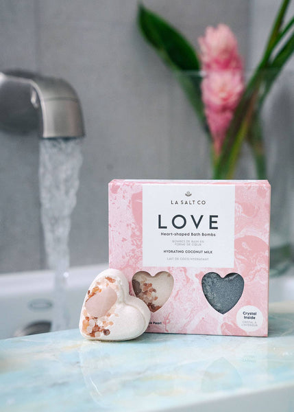 Love Heart Bath Bomb Set