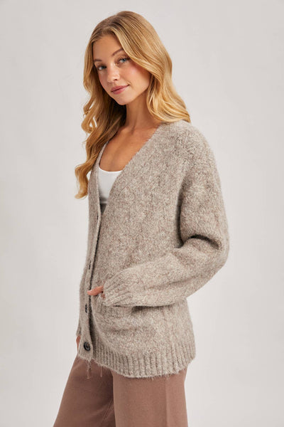 Cozy Days Button Sweater