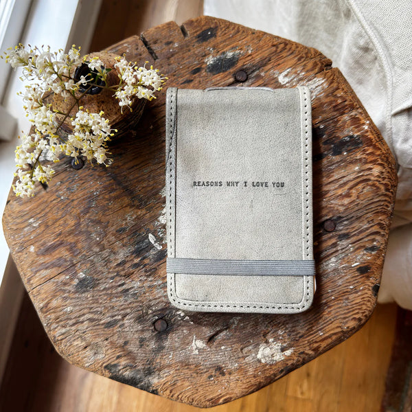 Mini Leather Journals - Stone