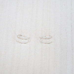 Illusion Threader Double Hoops
