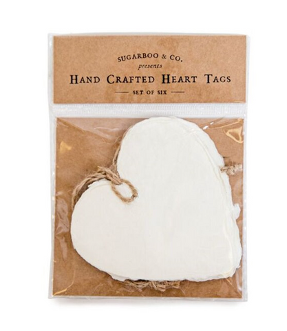Deckled Heart Tags