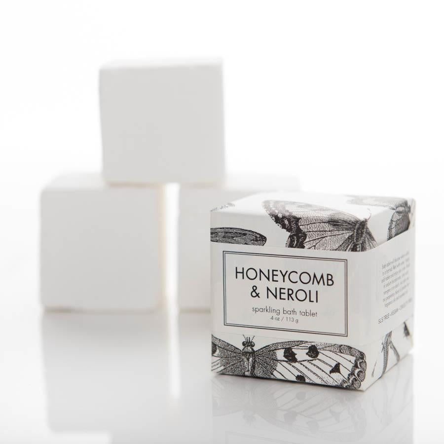 Sparkling Bath Tablet - Honeycomb & Neroli - Adored A Lovely Boutique