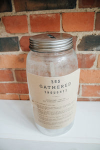 Gathered Thoughts Jar