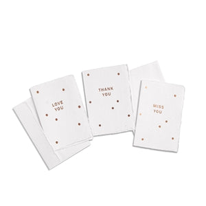 Deckled Gold Foil Cards & Envelopes