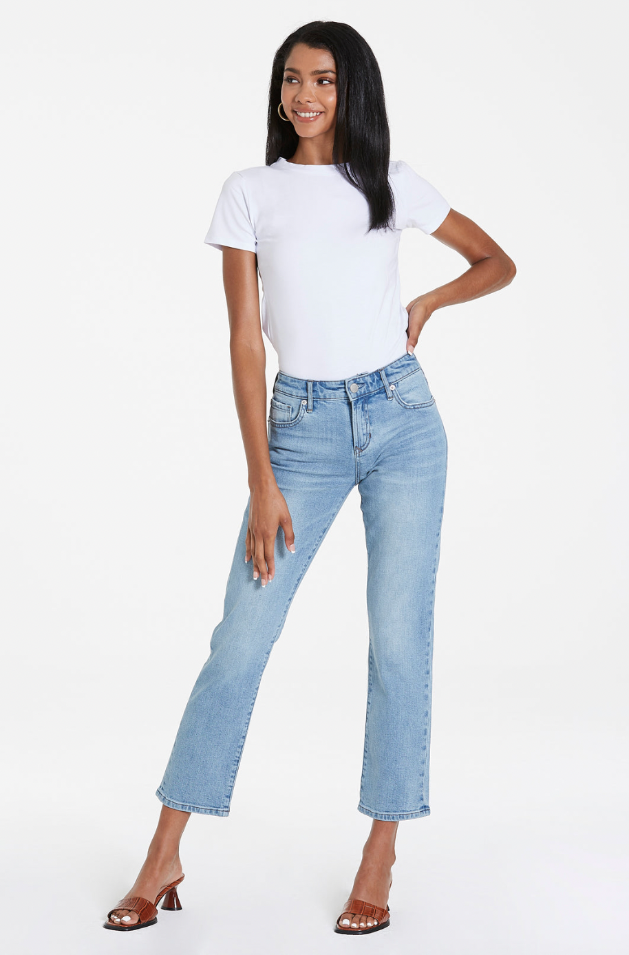 Blaire Urban Bay High Rise Ankle Jeans