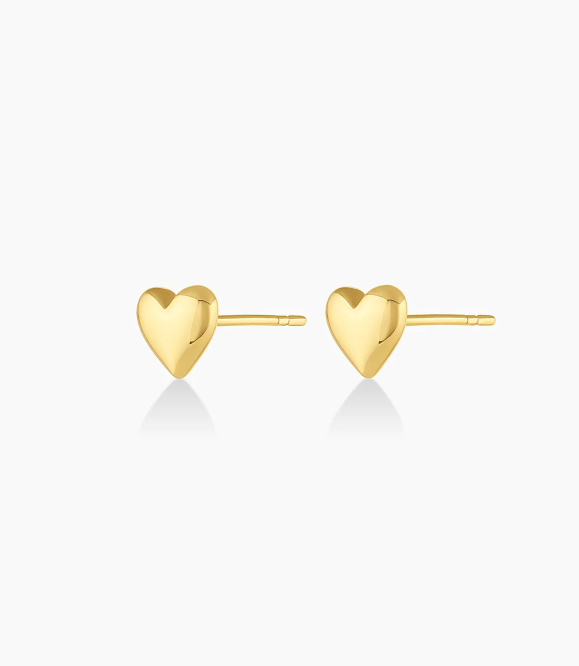 Lou Heart Studs