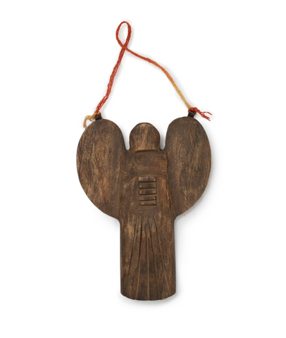 Hand Carved Wood Angel