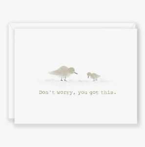 Don't worry, you got this - Greeting Card