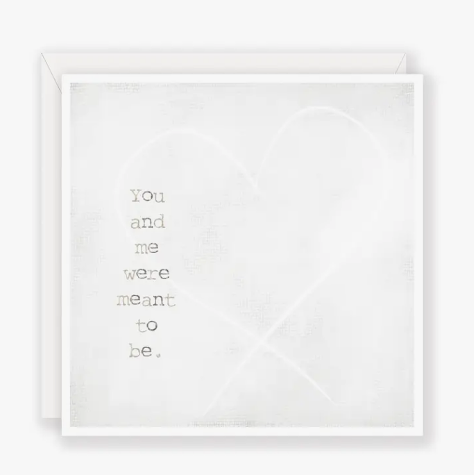 You and me were meant - Greeting Card