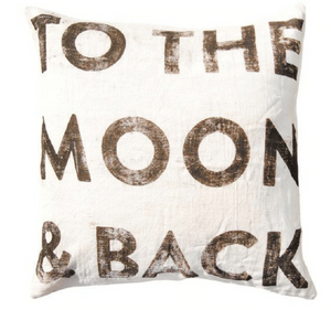 To the Moon and Back Pillow