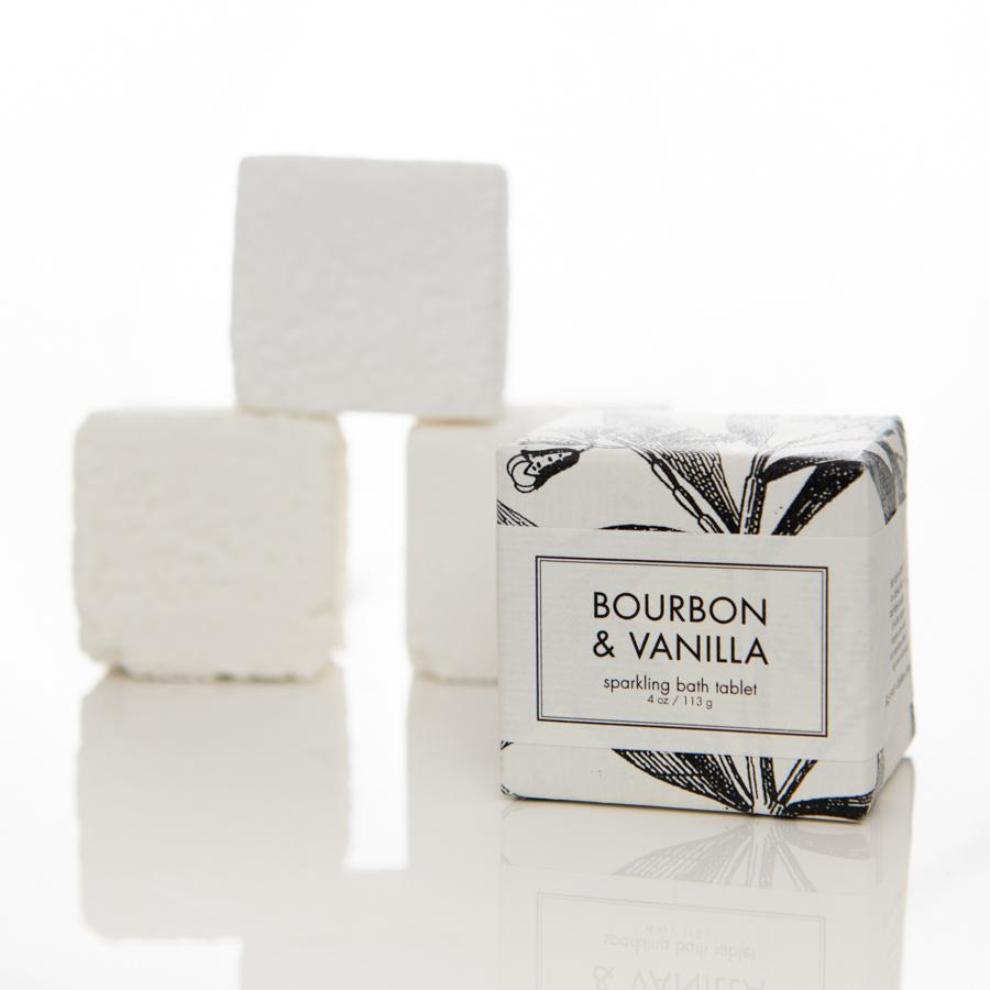 Sparkling Bath Tablet - Bourbon and Vanilla - Adored A Lovely Boutique