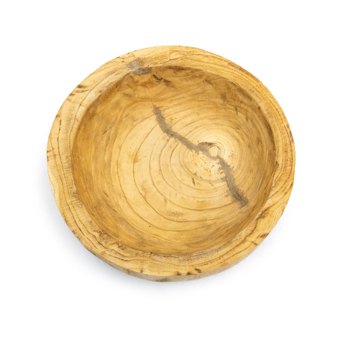 Large Round Wooden Bowl/Tray