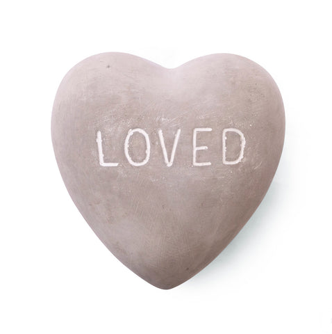 Large LOVED Stone Heart