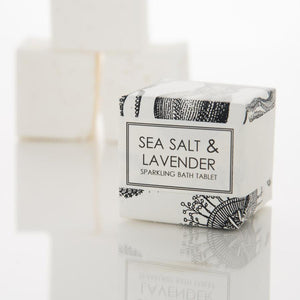 Sparkling Bath Tablet - Sea Salt and Lavender - Adored A Lovely Boutique