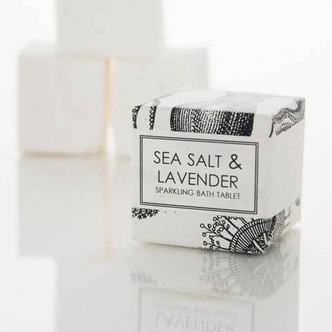 Sparkling Bath Tablet - Sea Salt and Lavender - Adored A Lovely Boutique