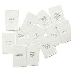 Rectangle Deckled Greeting Cards